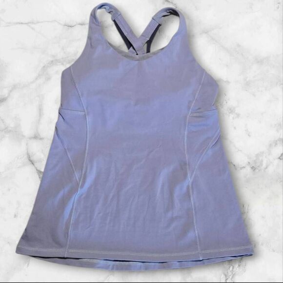 Lululemon Periwinkle Stash & Run Tank Size 8 - Picture 1 of 2